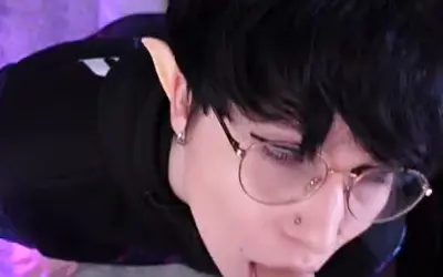 Cute Sissy Twink Suck dealer's cock for their fix (also just cuz they love cock)